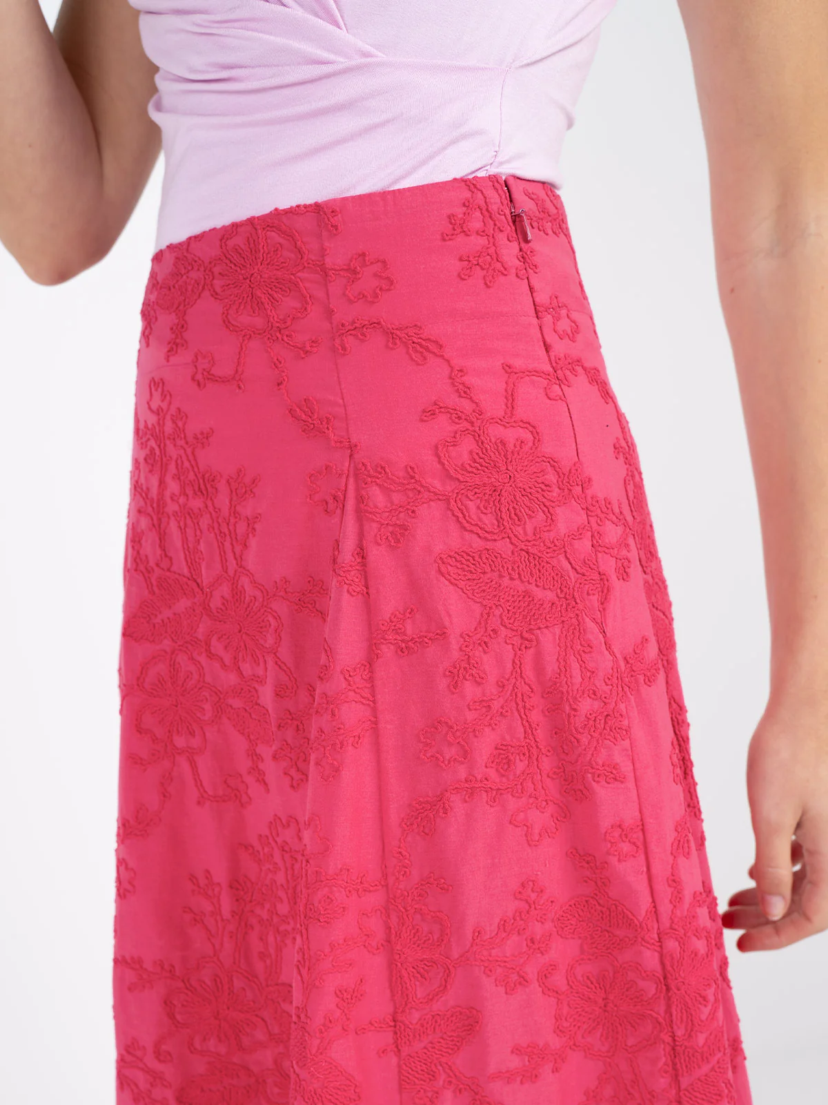 Embroidered A Line Skirt - Image 24
