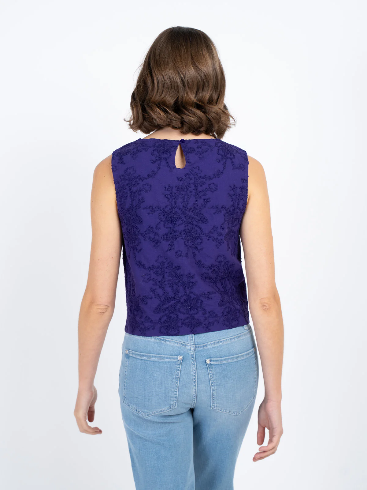 Embroidered Shell Top - Image 3