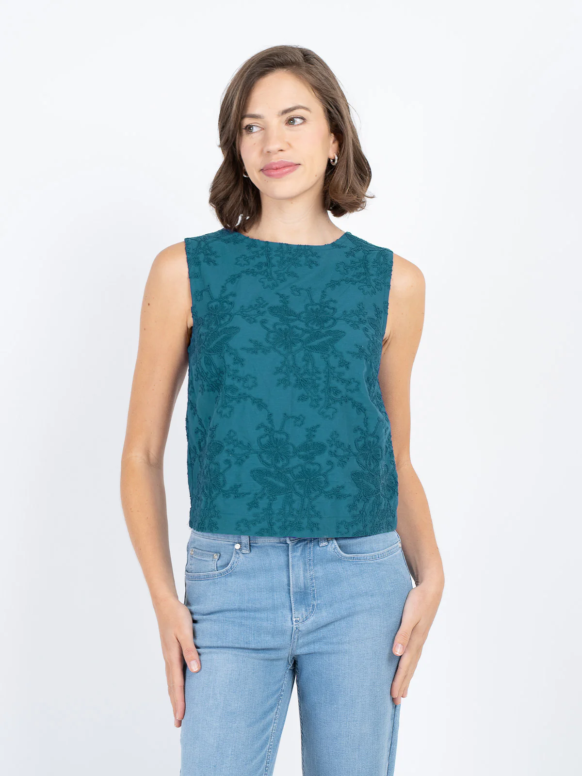 Embroidered Shell Top - Image 7