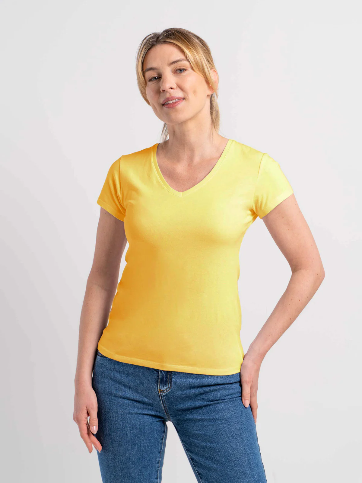 Everyday Cotton V Neck - Image 19