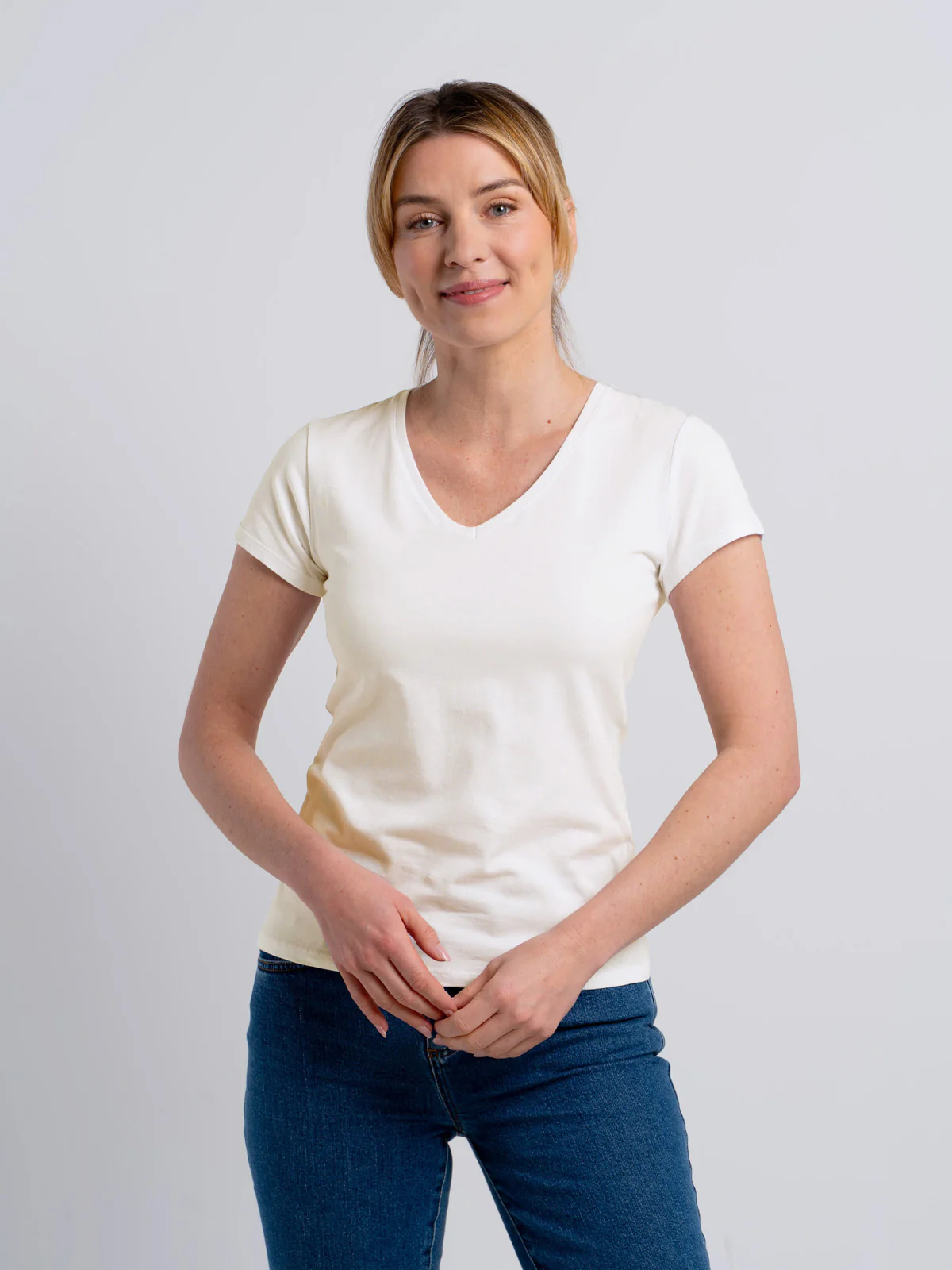 Everyday Cotton V Neck - Image 41