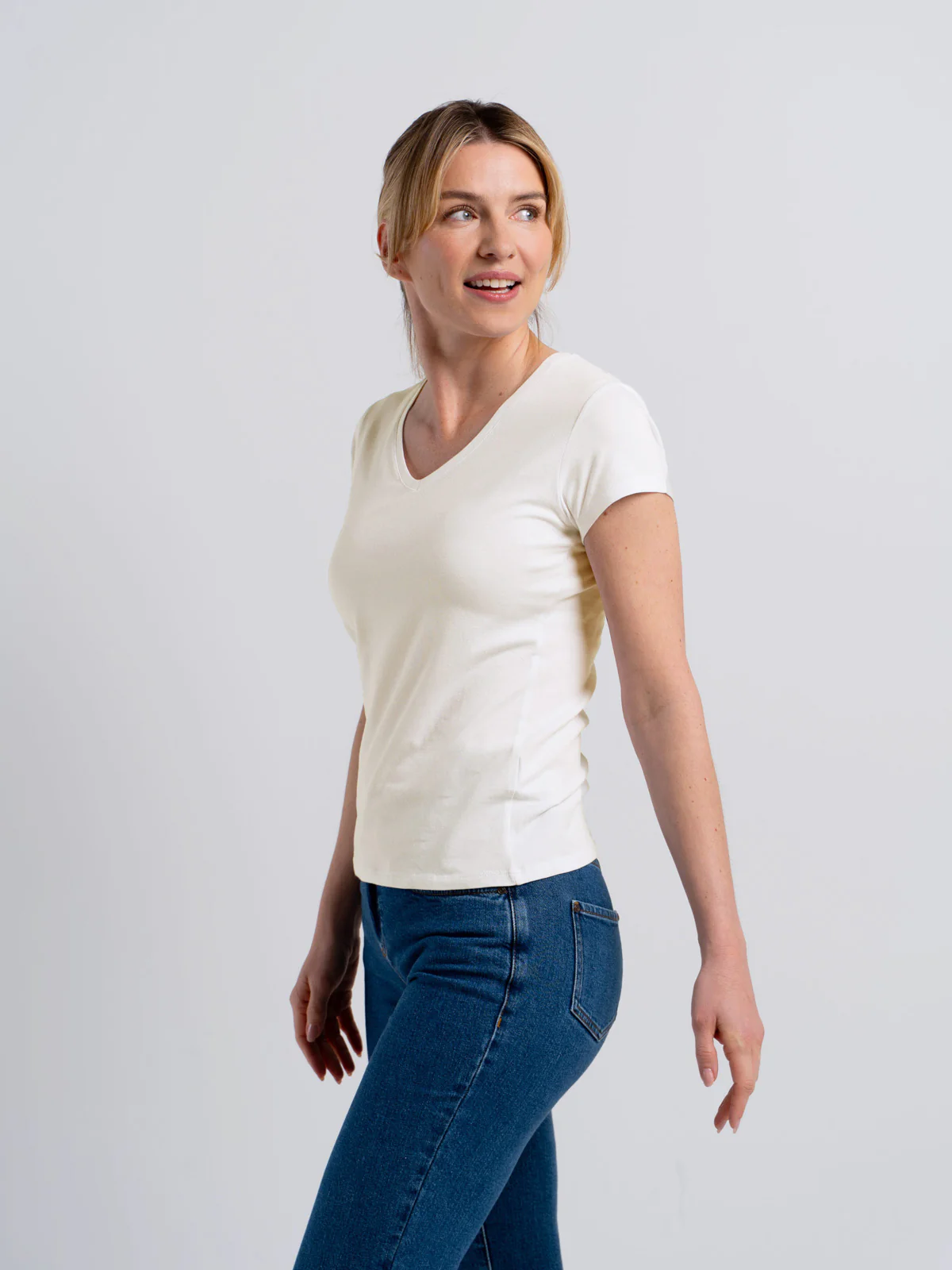 Everyday Cotton V Neck - Image 42