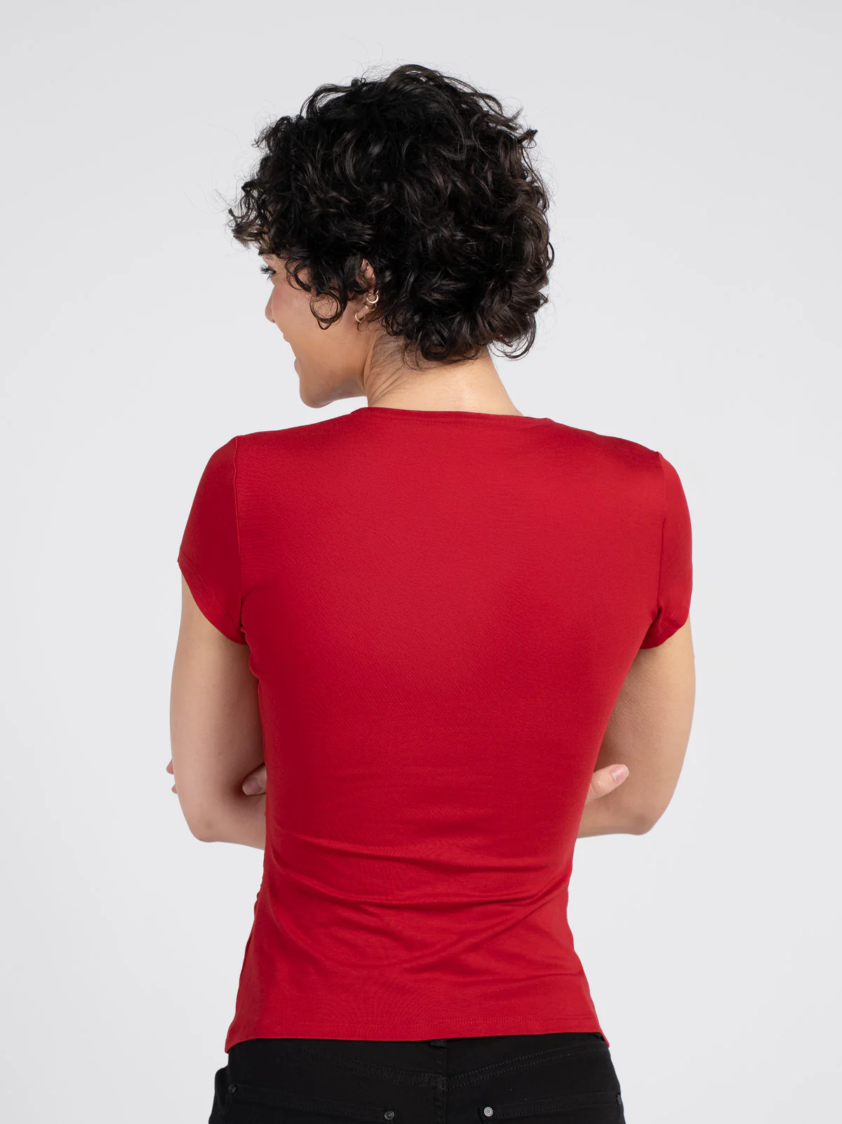 Faux Wrap Cap Sleeve - Image 27