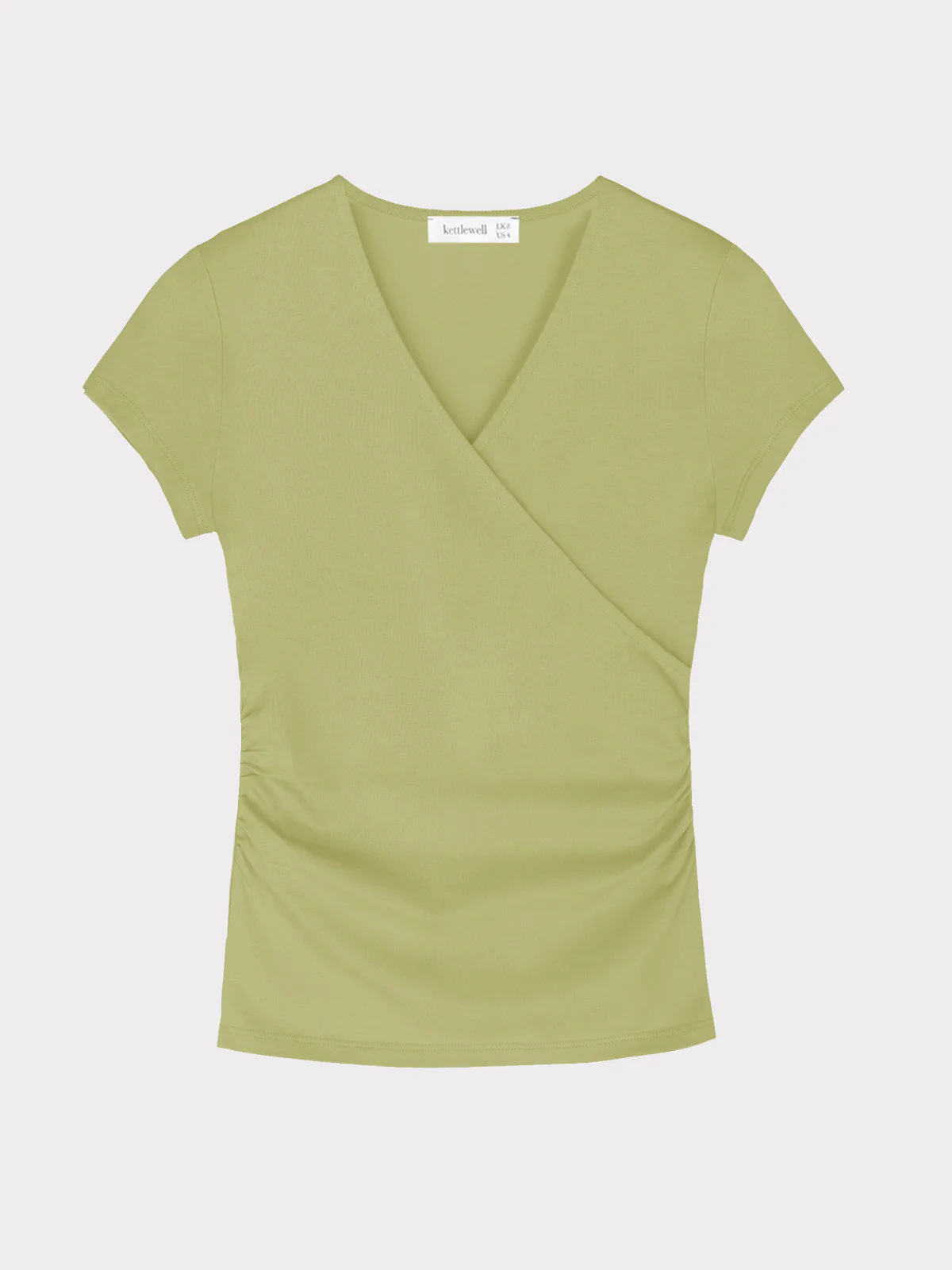 Faux Wrap Cap Sleeve - Image 3