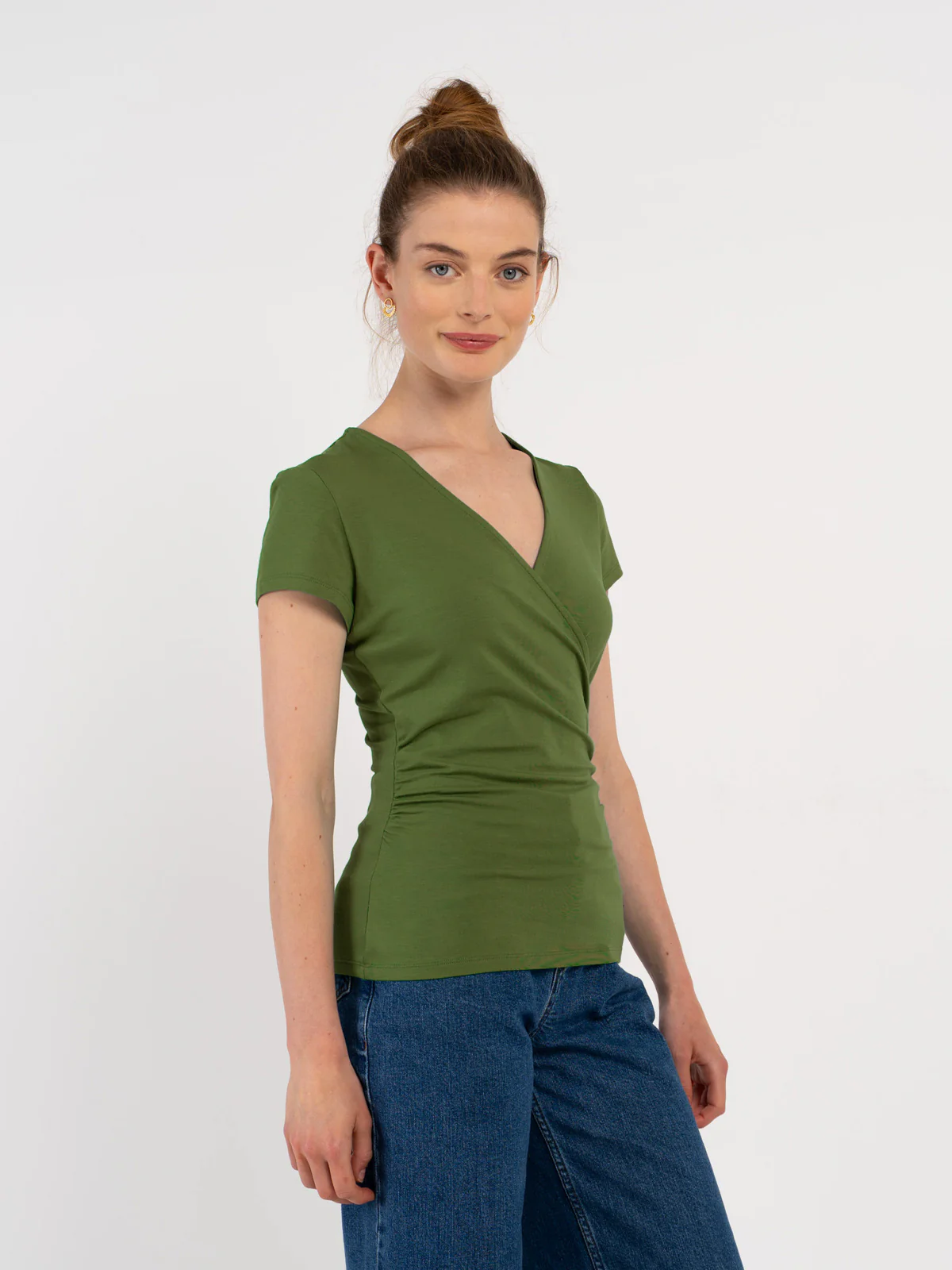 Faux Wrap Cap Sleeve - Image 30