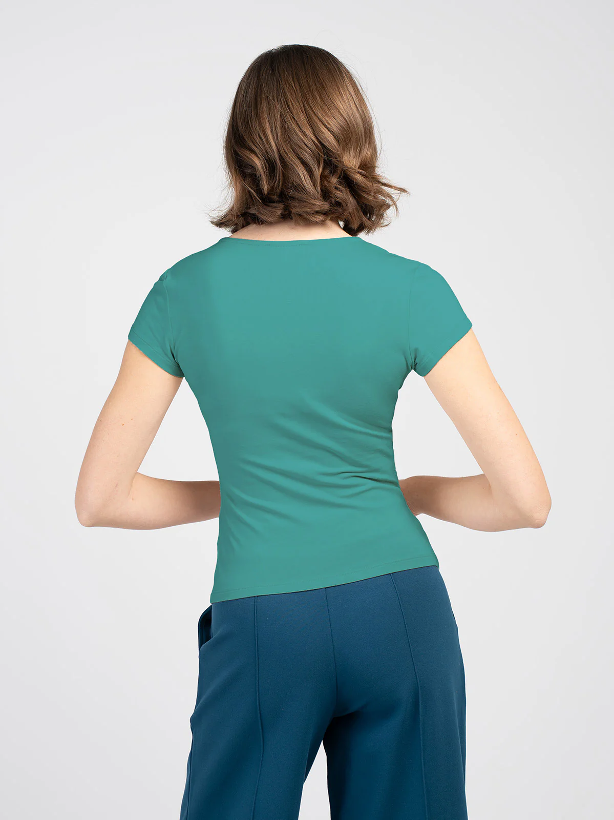 Faux Wrap Cap Sleeve - Image 9