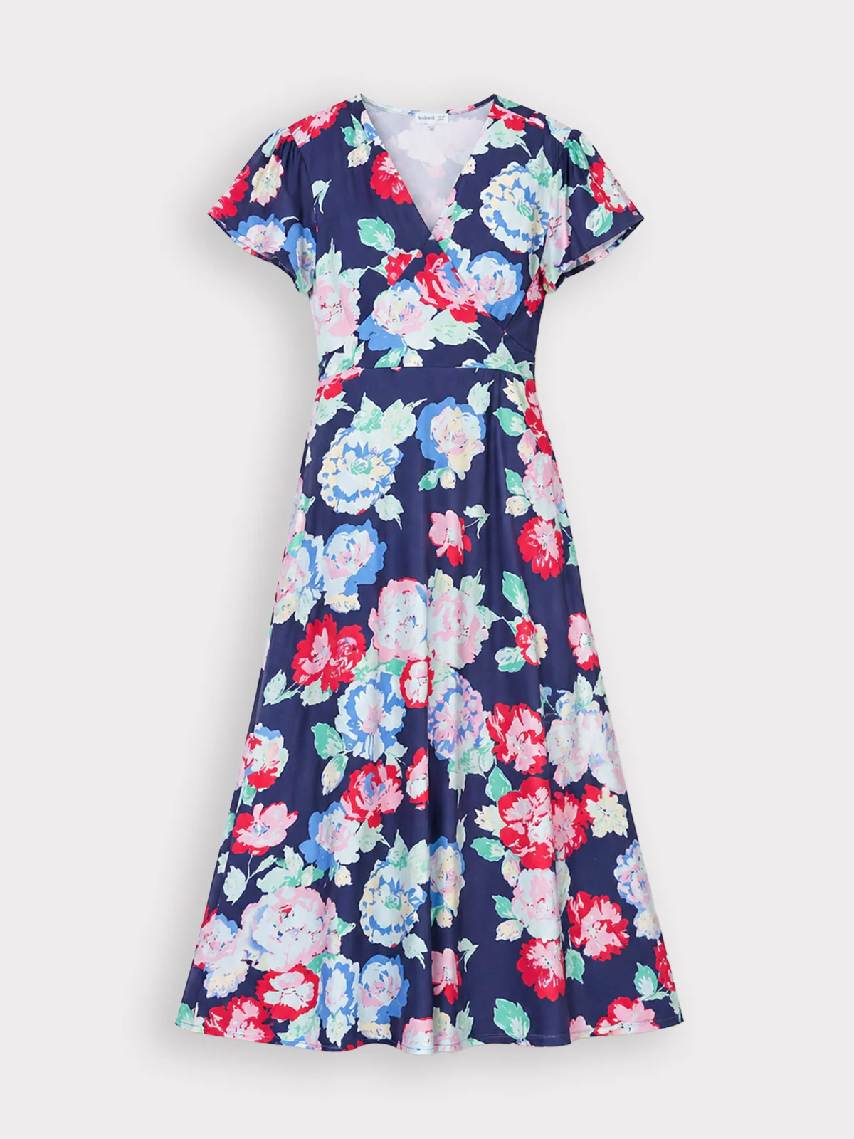 Floral Print Tie Back Dress - Image 13