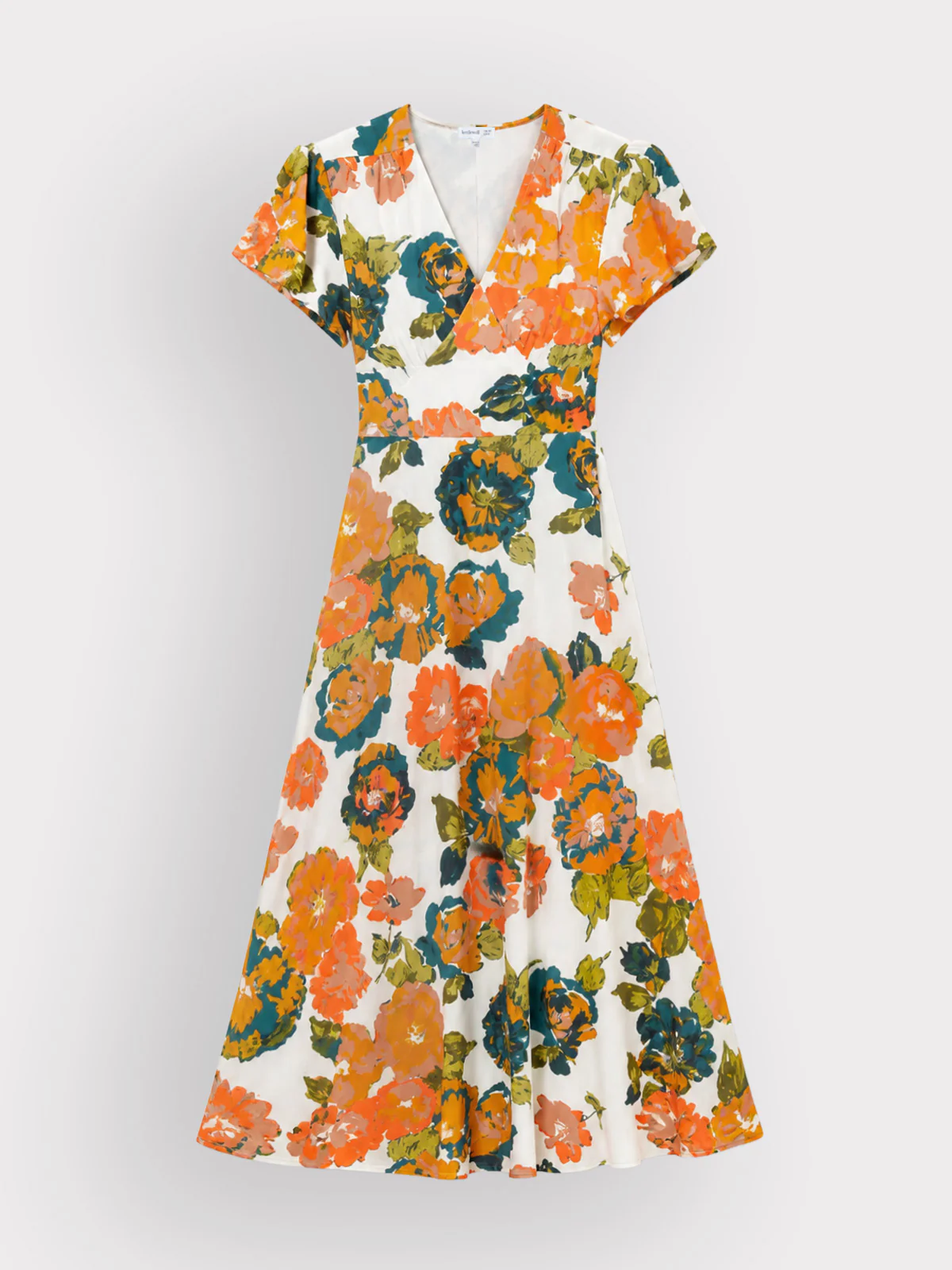 Floral Print Tie Back Dress - Image 7