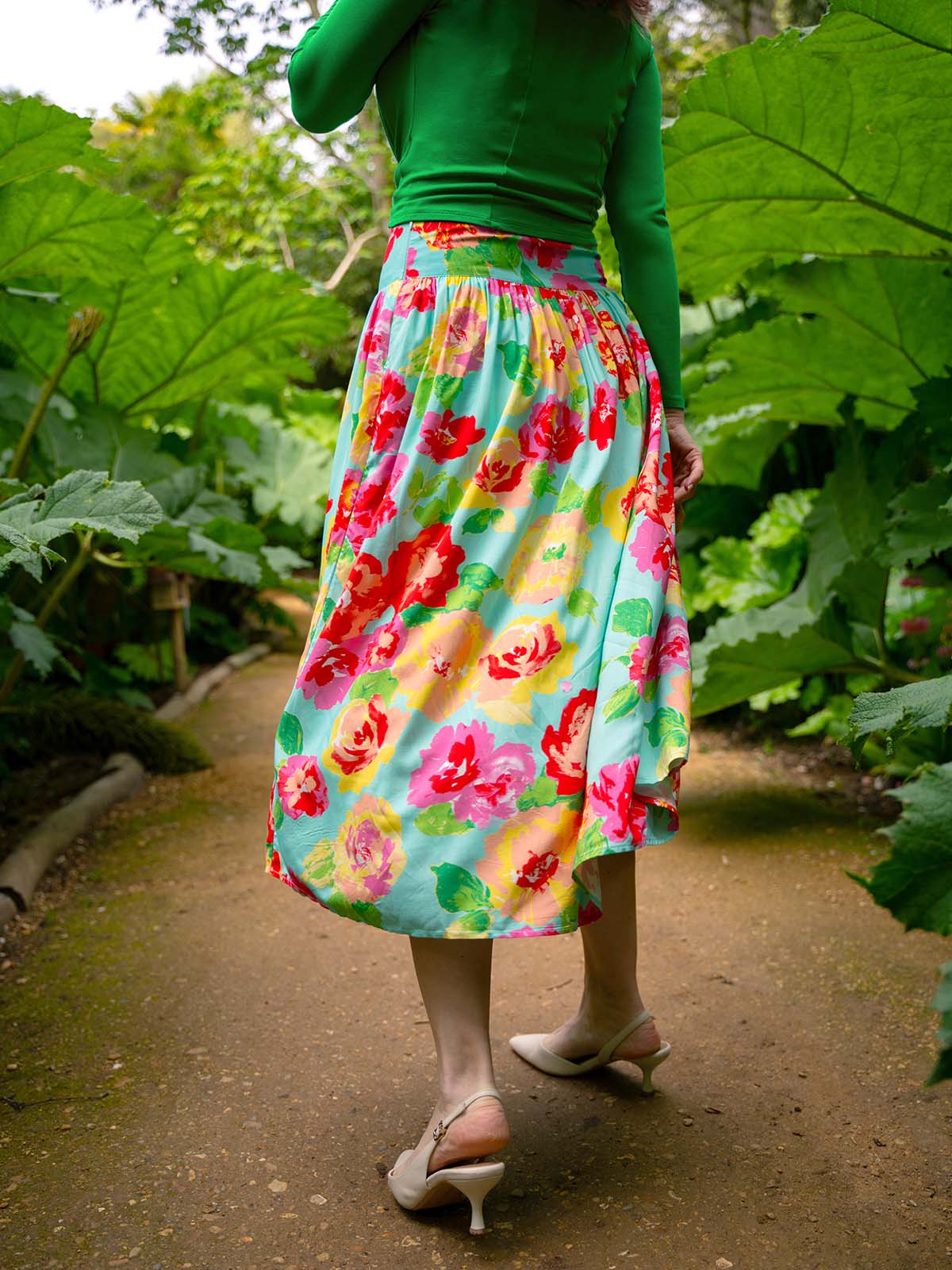 Floral Printed Skirt - Image 14