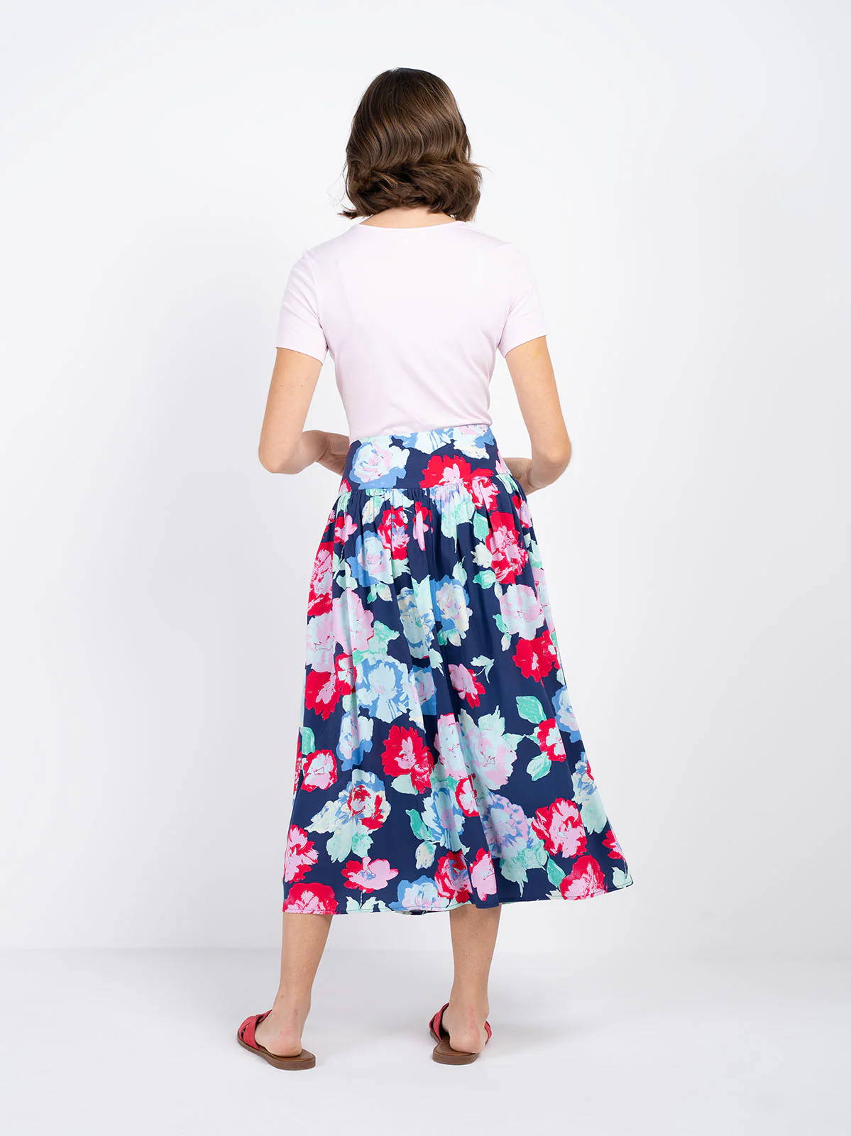 Floral Printed Skirt - Image 8