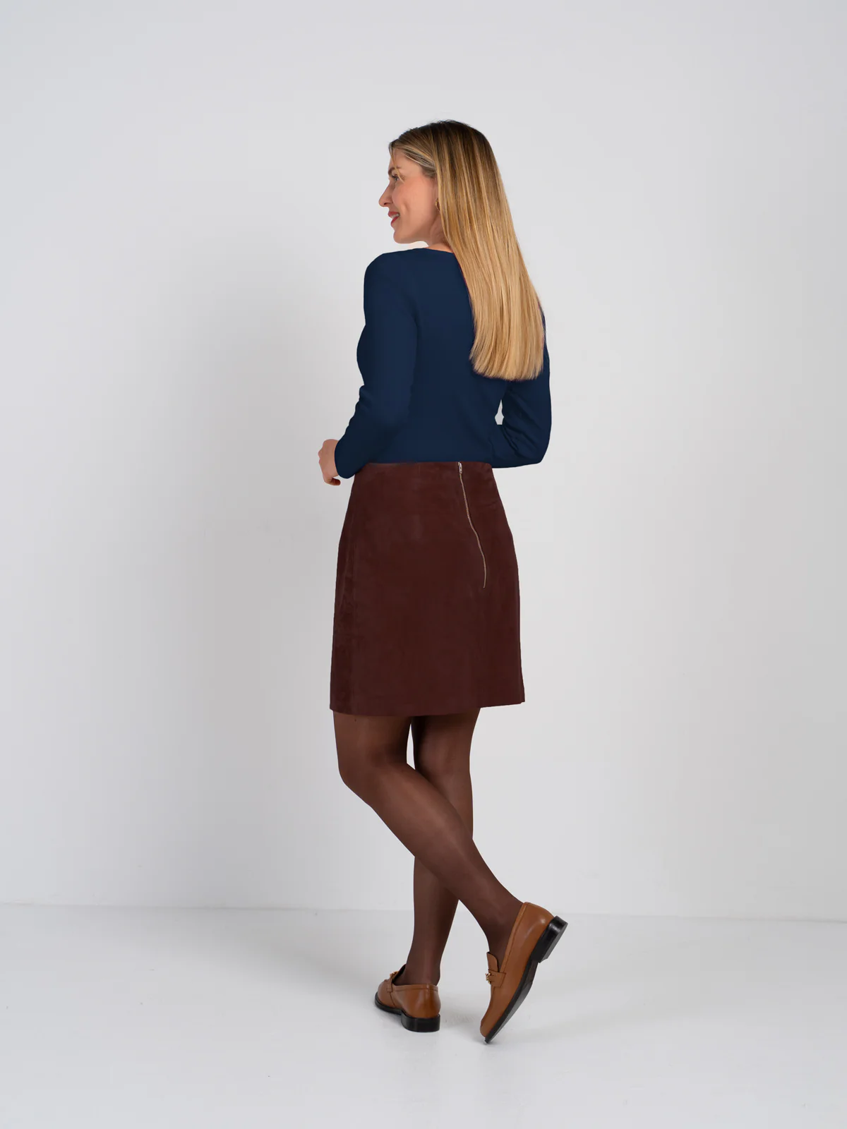Hayden Suede Skirt - Image 16