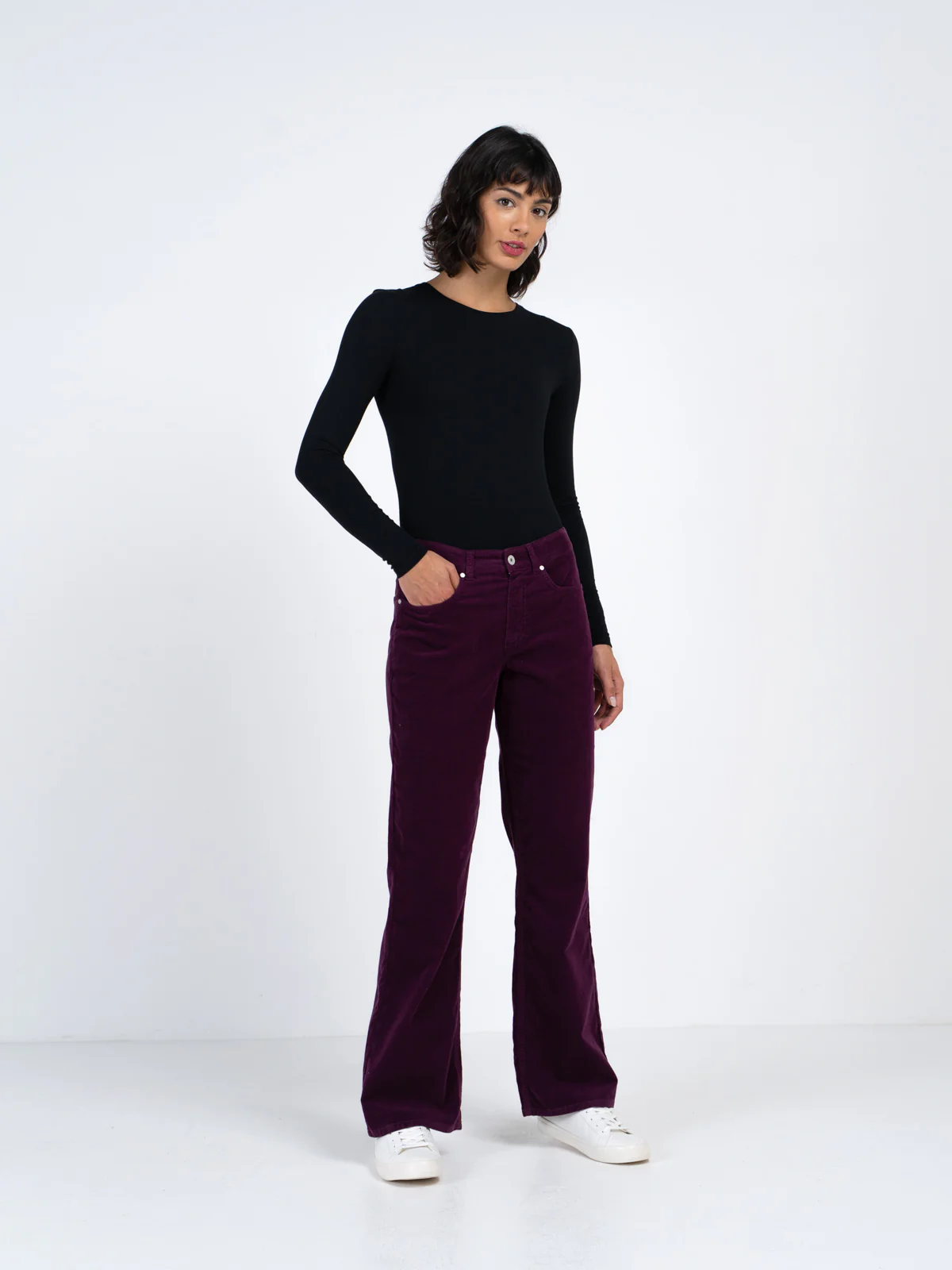 Jamie Cord Bootcut Jeans - Image 5