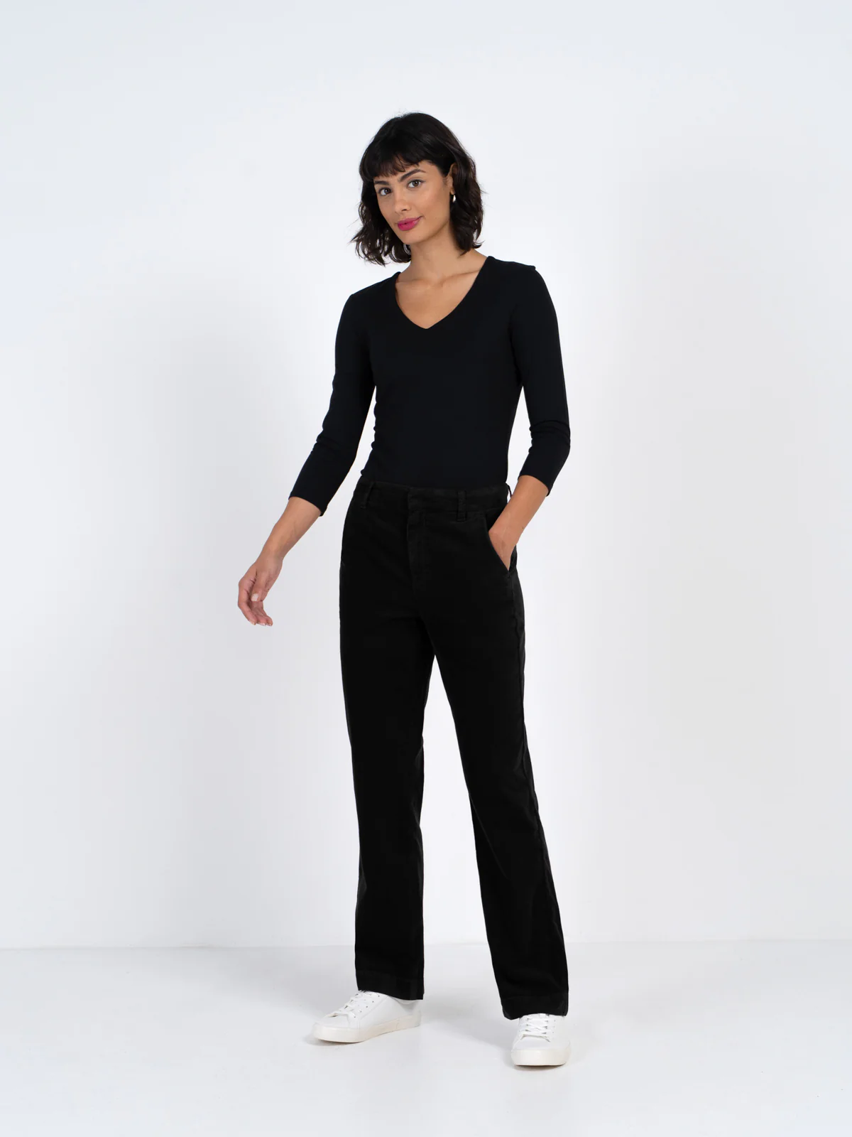 Jamie Cord Straight Trousers
