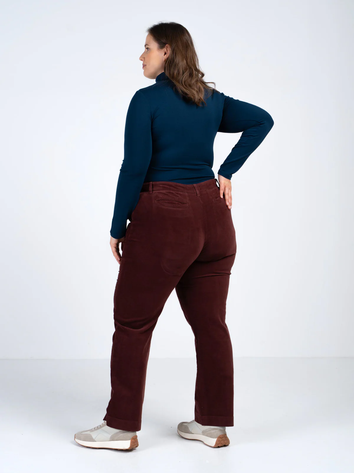 Jamie Cord Straight Trousers - Image 14