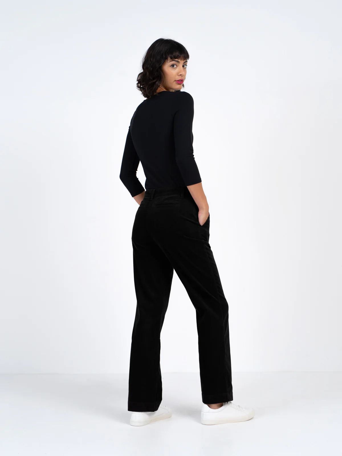 Jamie Cord Straight Trousers - Image 3