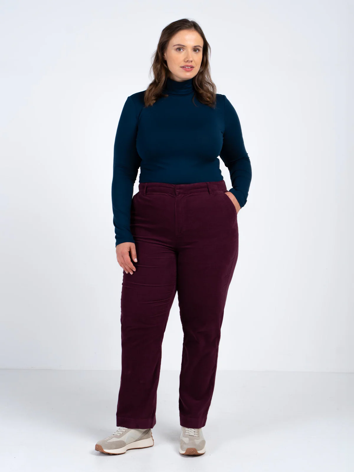 Jamie Cord Straight Trousers - Image 7