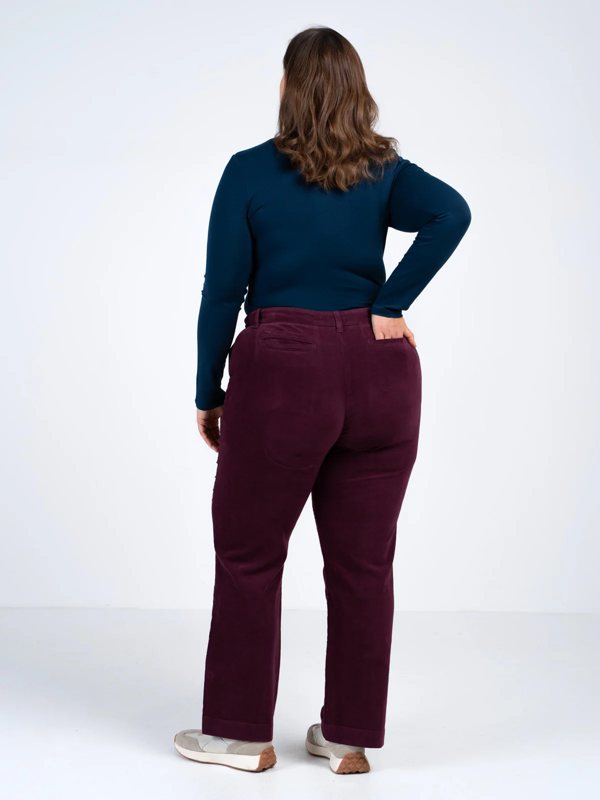 Jamie Cord Straight Trousers - Image 8