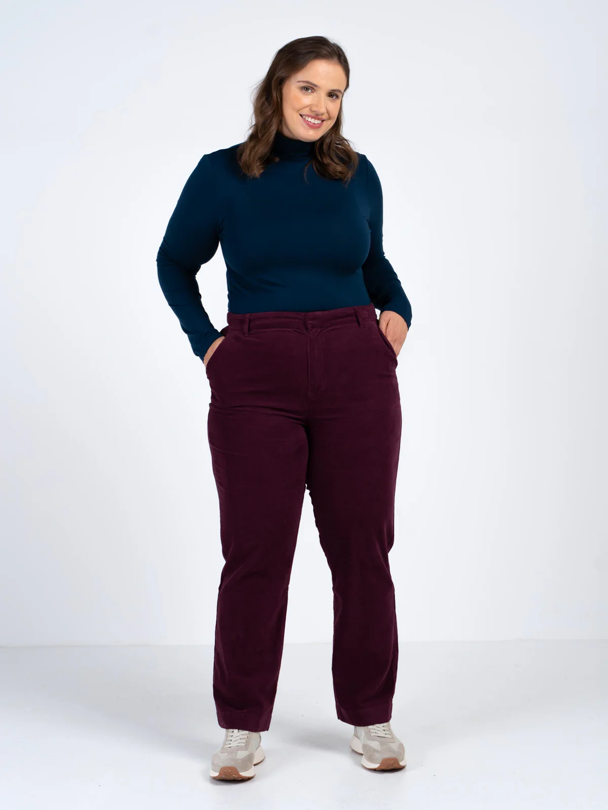 Jamie Cord Straight Trousers - Image 9