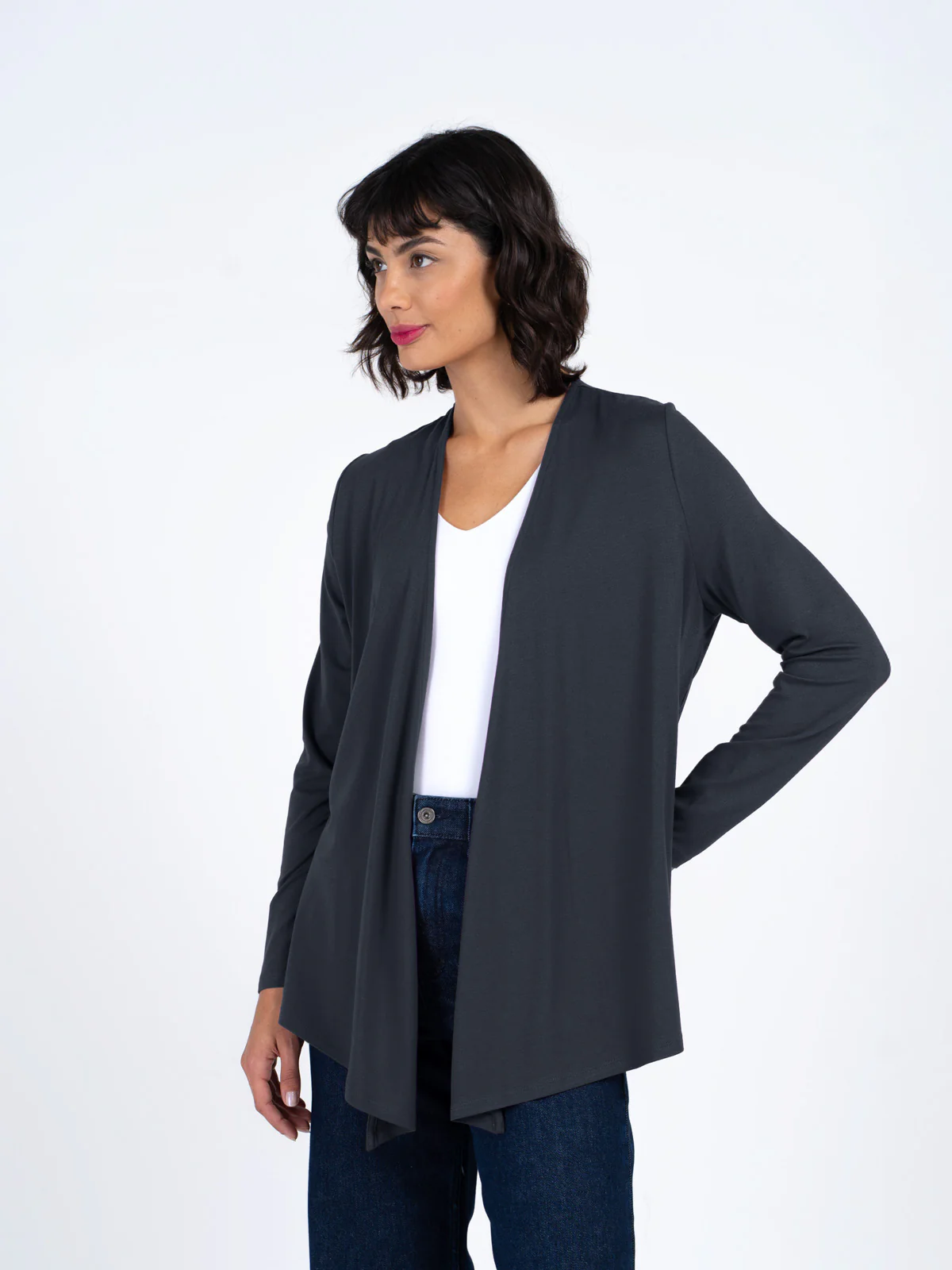 Jersey Edge to Edge Cardigan - Image 17