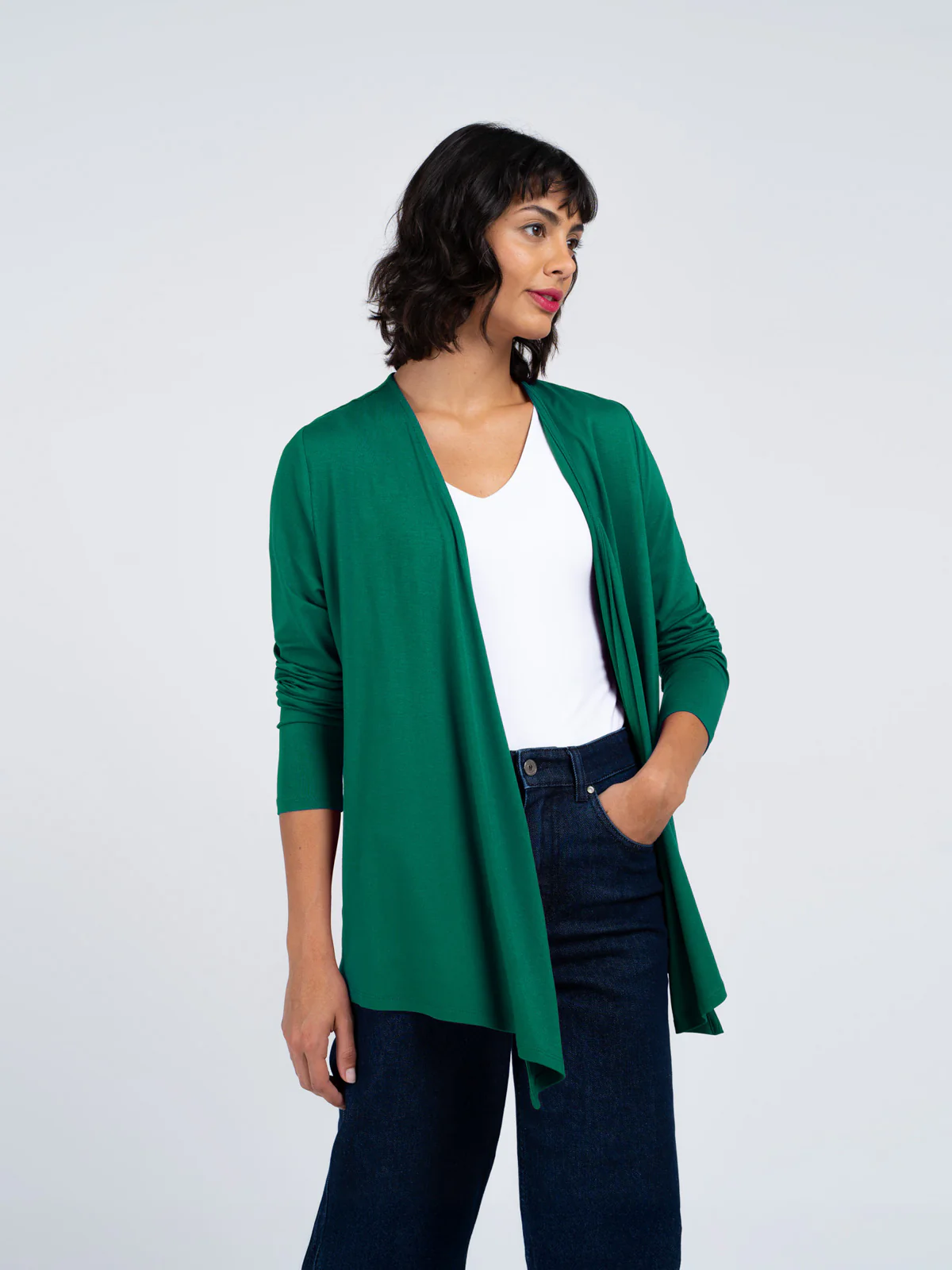 Jersey Edge to Edge Cardigan - Image 27