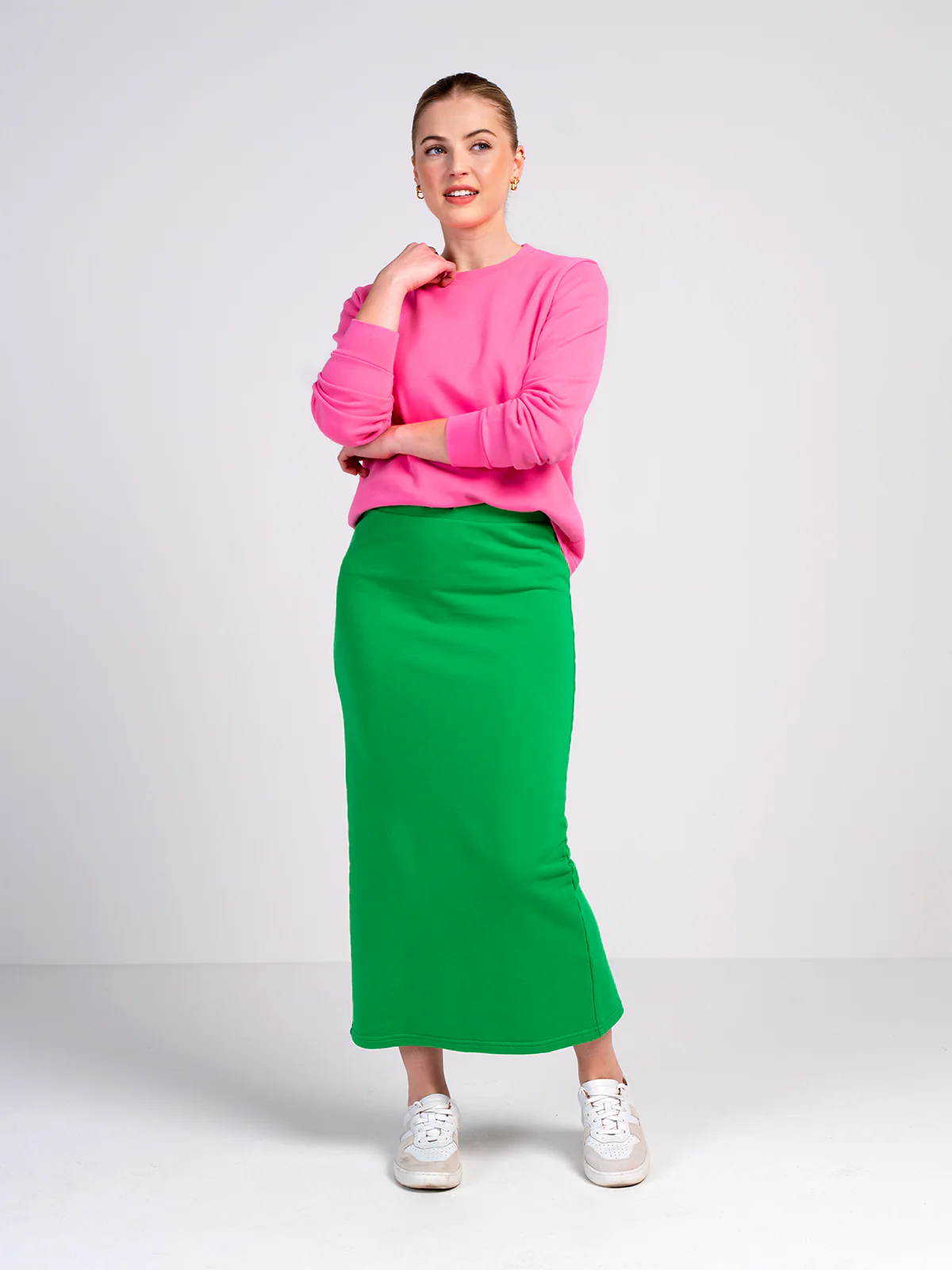 Jersey Midi Skirt - Image 3