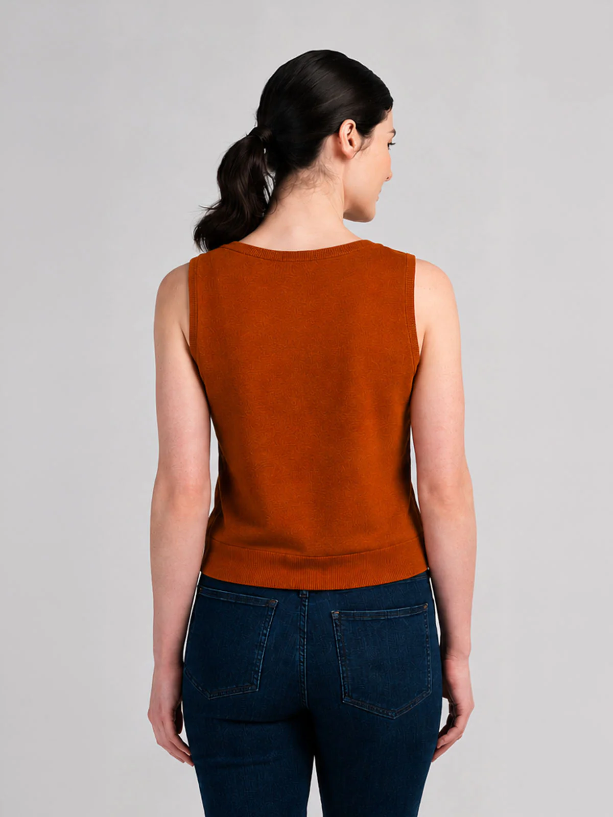Knitted Merino Tank Top - Image 15