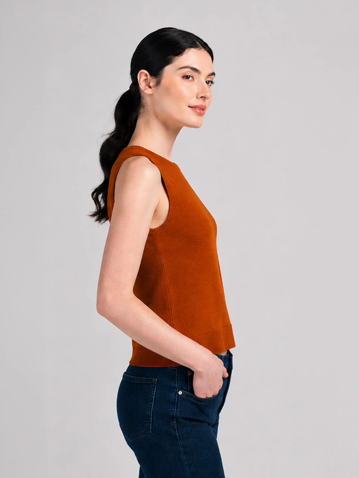 Knitted Merino Tank Top - Image 16