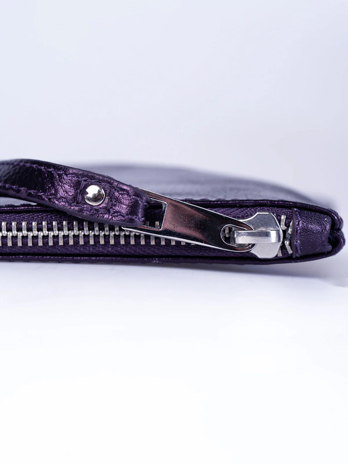 Leather Zip Top Large Pouch - Image 14