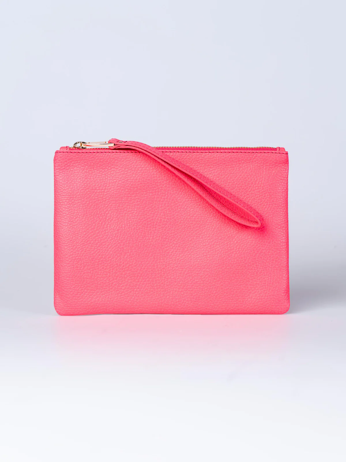 Leather Zip Top Large Pouch - Image 8