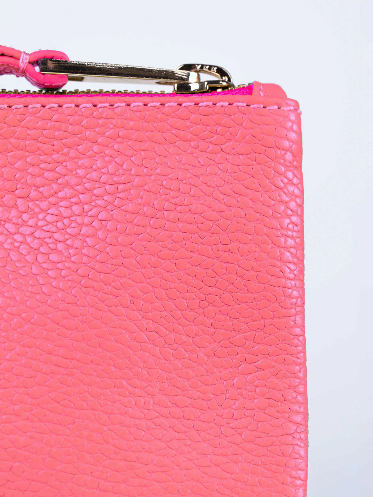 Leather Zip Top Large Pouch - Image 9