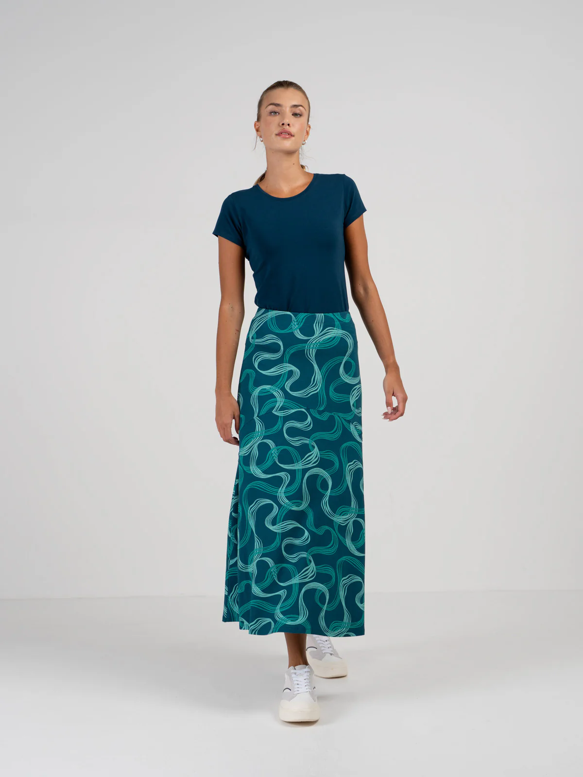 Lena Print Maxi Skirt - Image 6