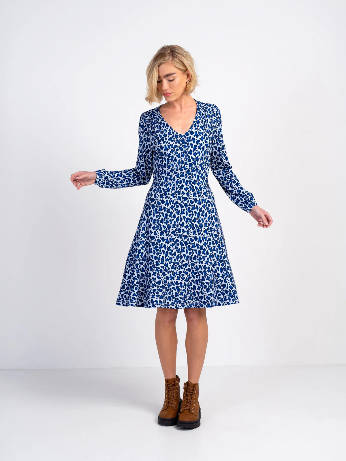 Leopard Print Dress - Image 9