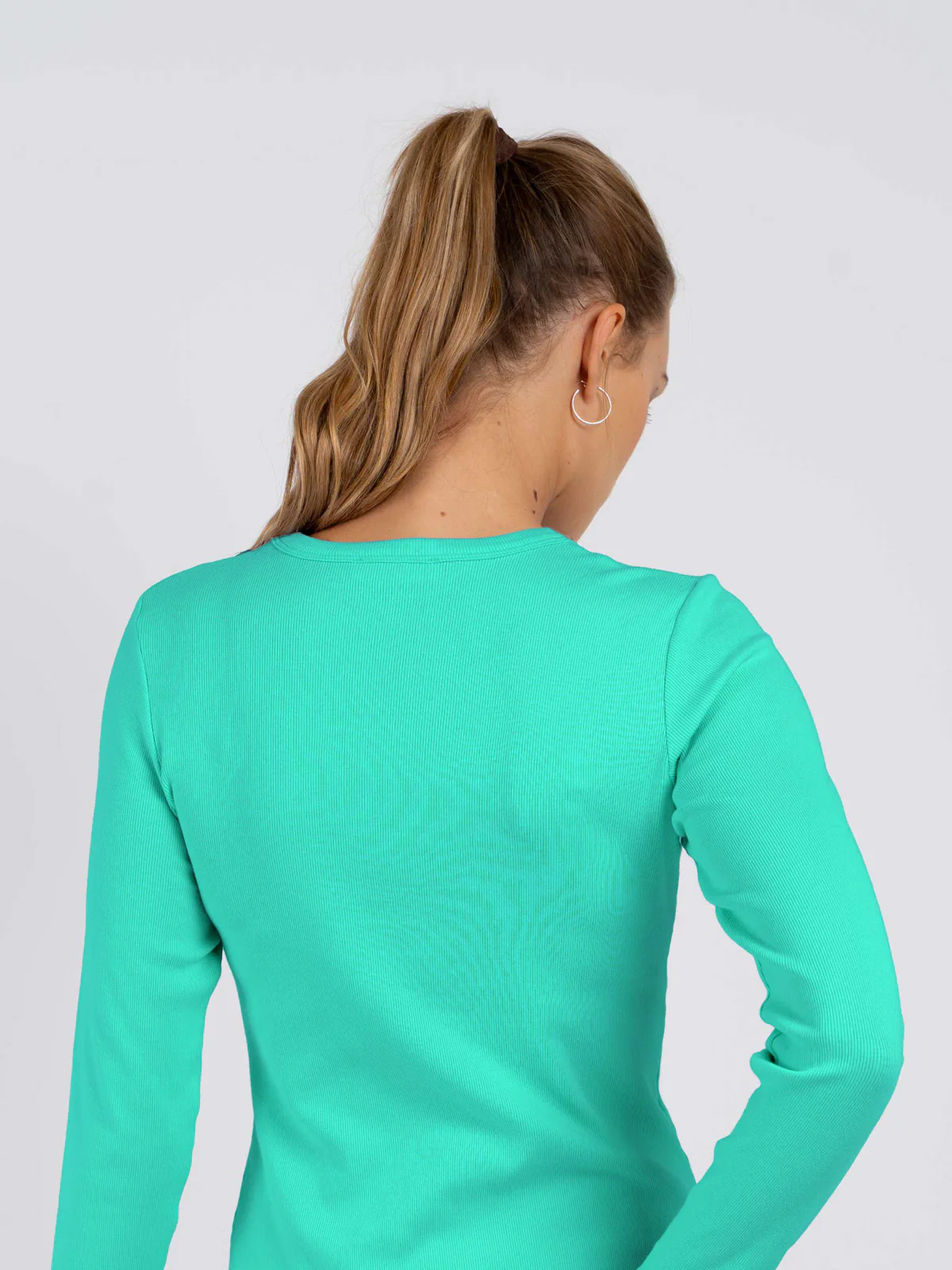 Long Sleeve Cotton Rib Crew - Image 12