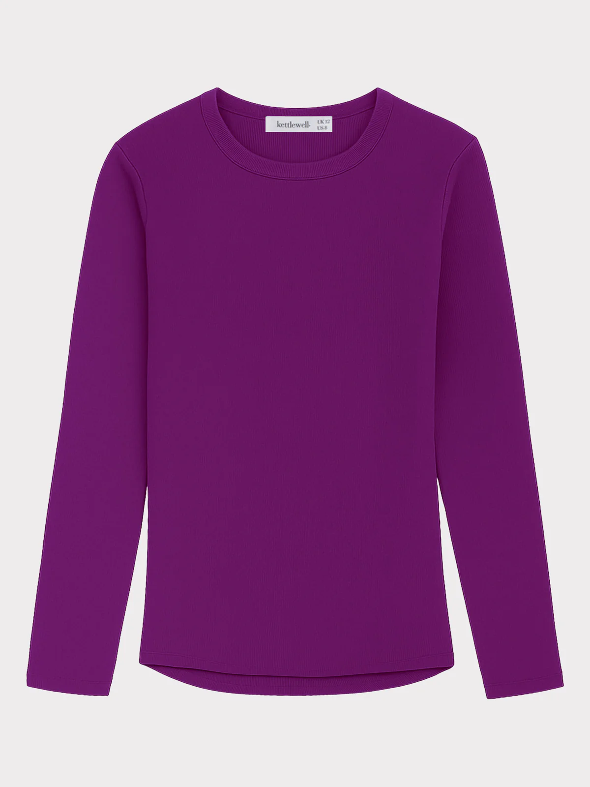 Long Sleeve Cotton Rib Crew - Image 2