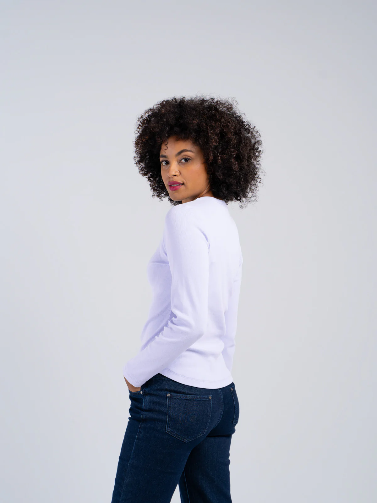 Long Sleeve Cotton Rib Crew - Image 32