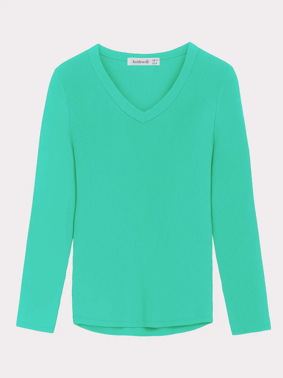 Long Sleeve Cotton Rib V - Image 14