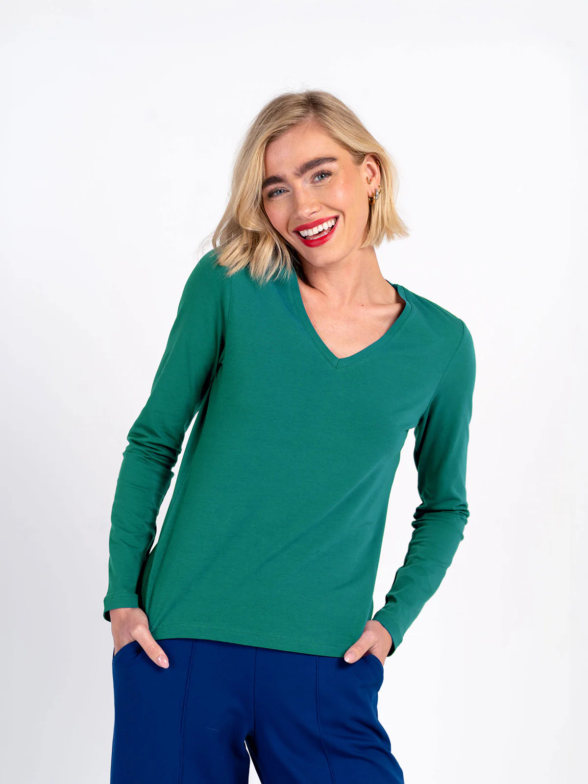 Long Sleeve Everyday V Neck - Image 5