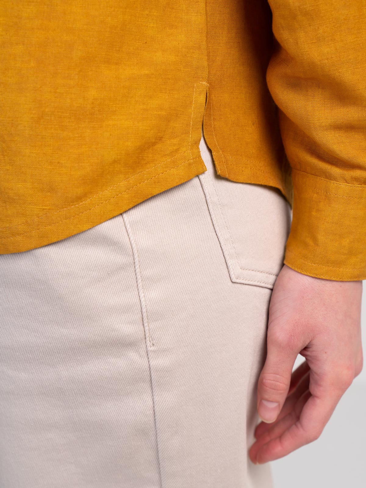Long Sleeve Linen Shirt - Image 18