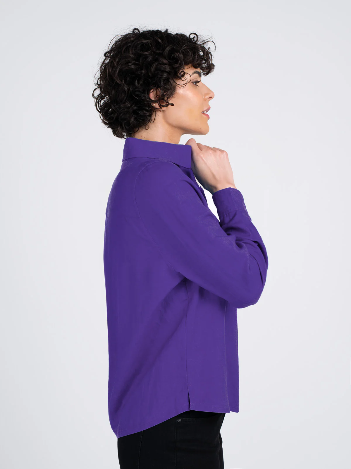 Long Sleeve Linen Shirt - Image 23