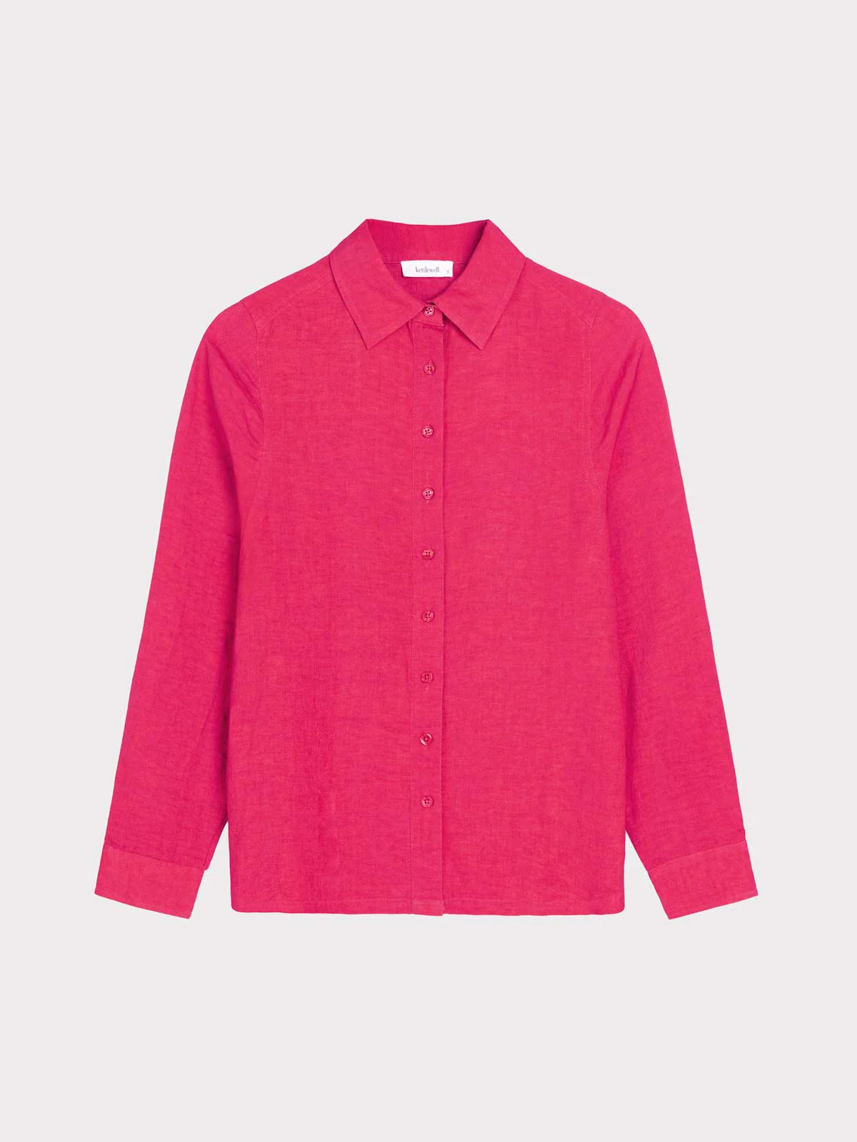 Long Sleeve Linen Shirt - Image 38