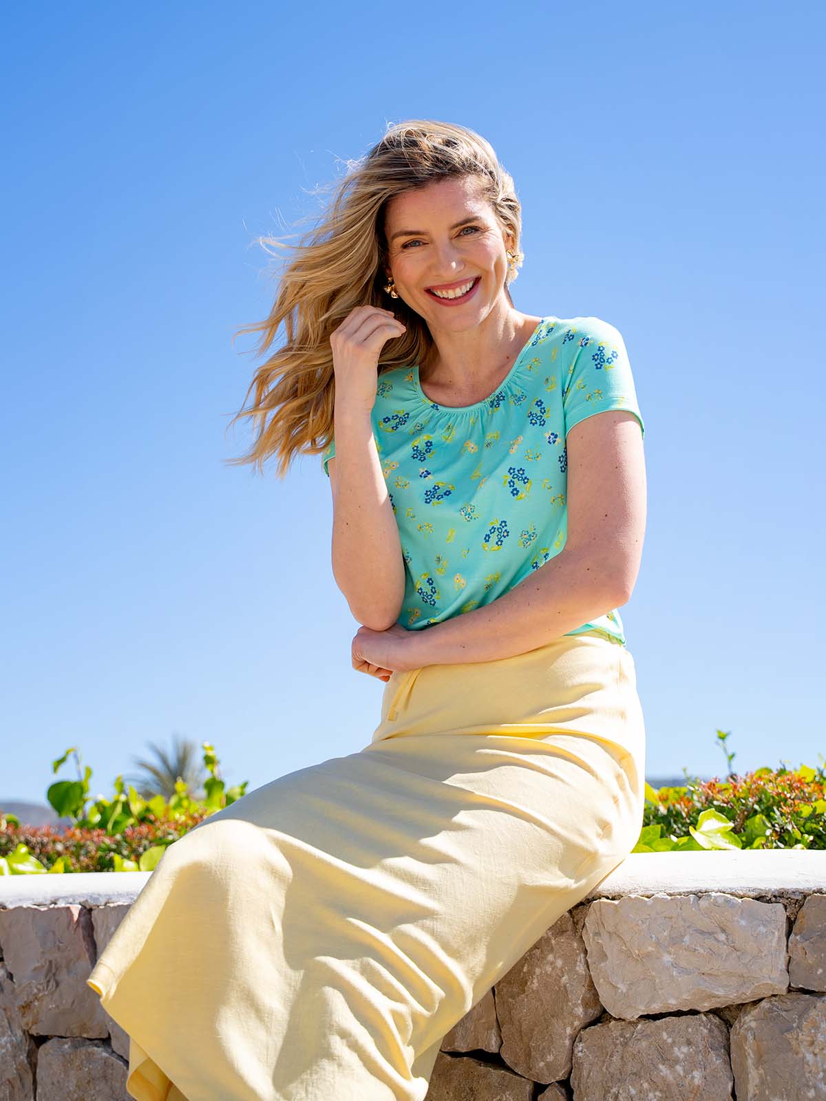 Meadow Flower Printed Jersey - Image 10