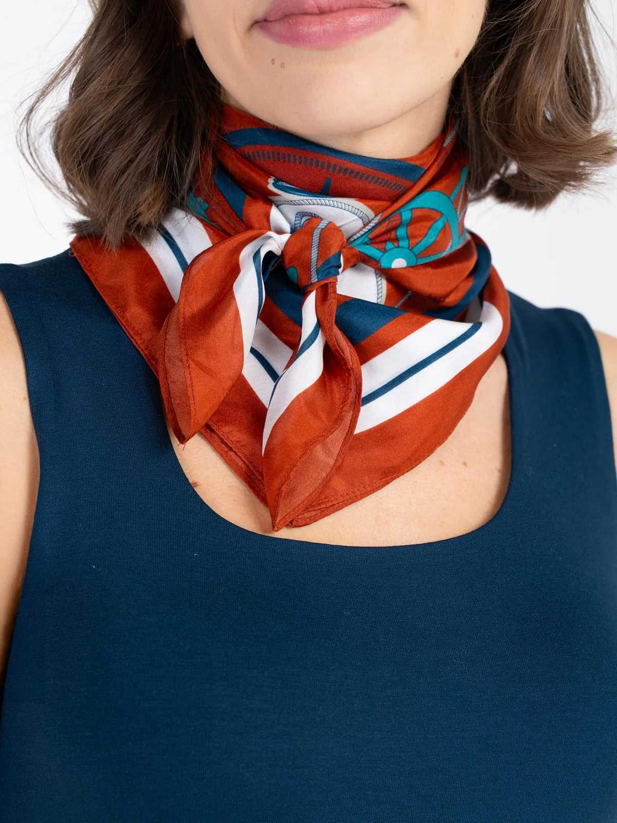 Nautical Print Scarf - Image 3