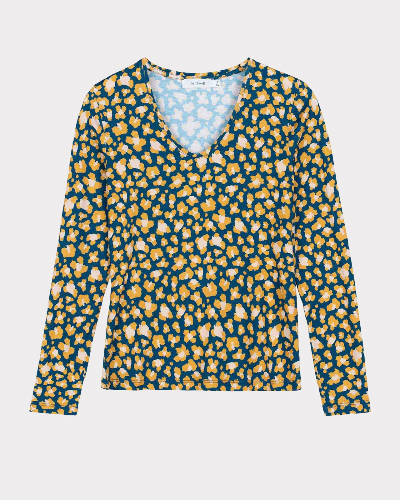 Nikki Print V Neck