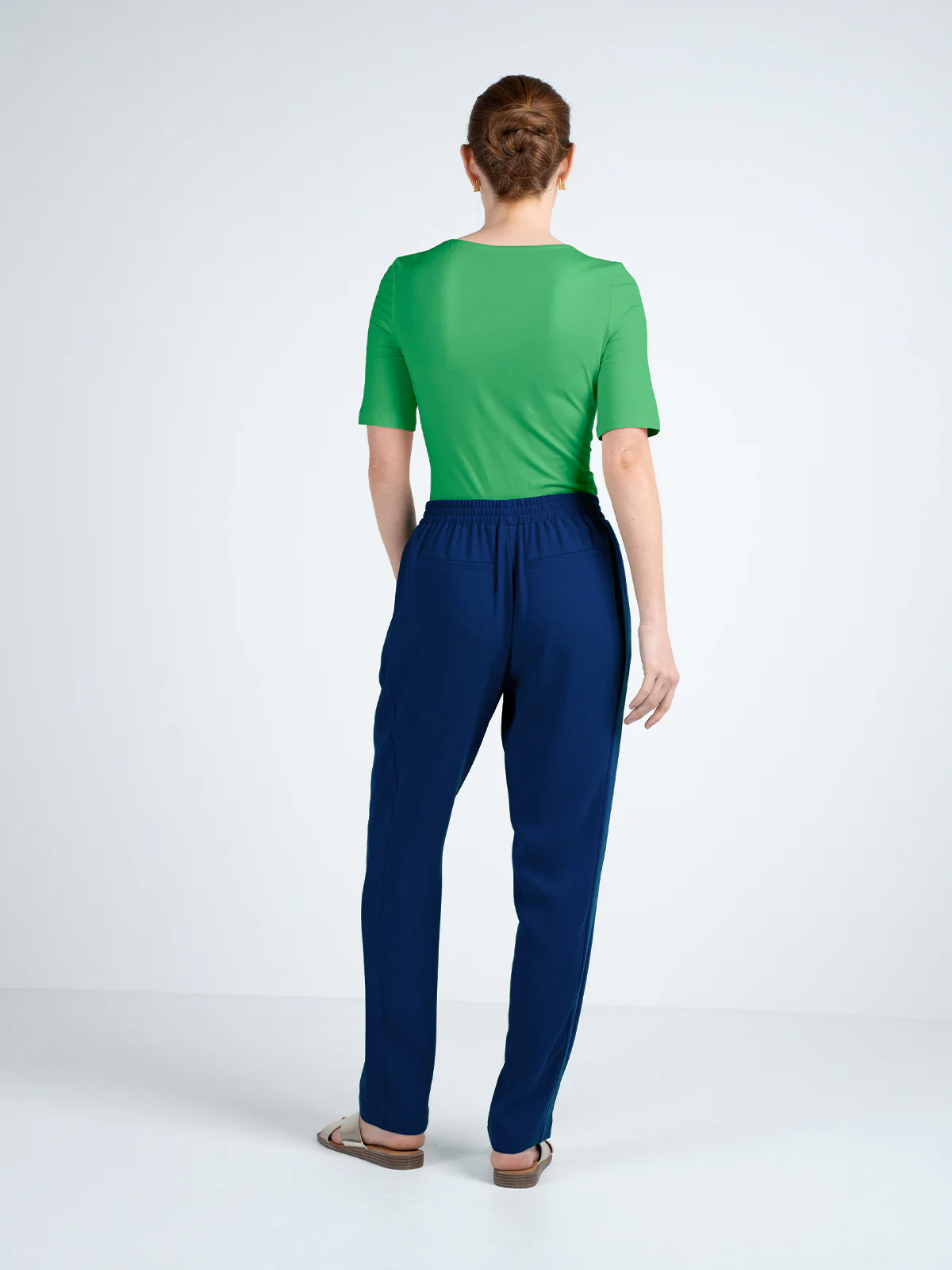 Pintuck Front Tapered Trouser - Image 16