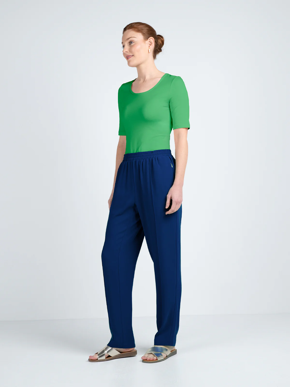 Pintuck Front Tapered Trouser - Image 17