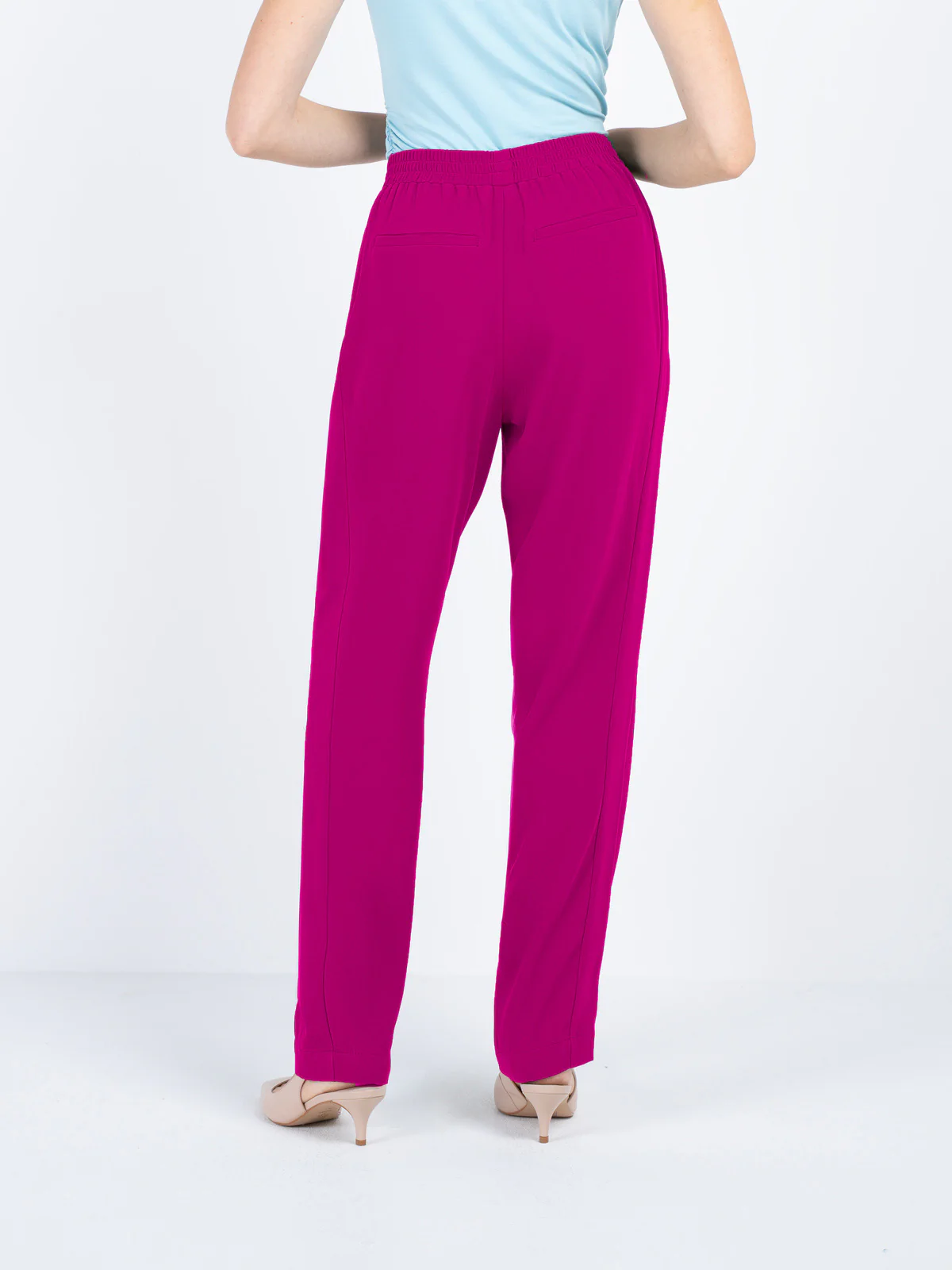 Pintuck Front Tapered Trouser - Image 2