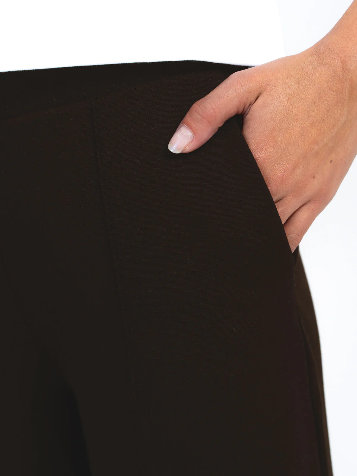 Ponte Wide Leg Trousers - Image 9