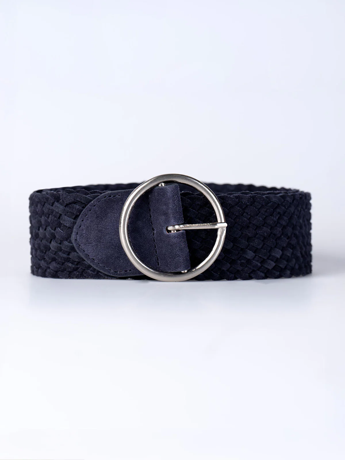 Pria Plaited Suede Belt