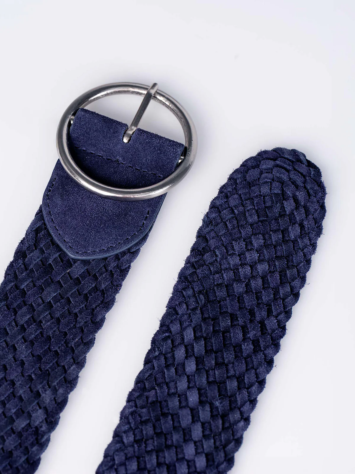Pria Plaited Suede Belt - Image 3