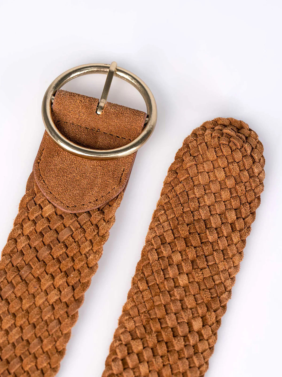 Pria Plaited Suede Belt - Image 6